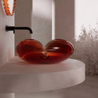 MonBlari FLOWER Series petal inspired vessel sink