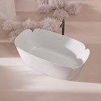 MonBlari FLOWER Series white flower-inspired soaking tub