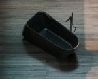 VELA Series forged carbon fiber freestanding bathtub with yacht inspired design