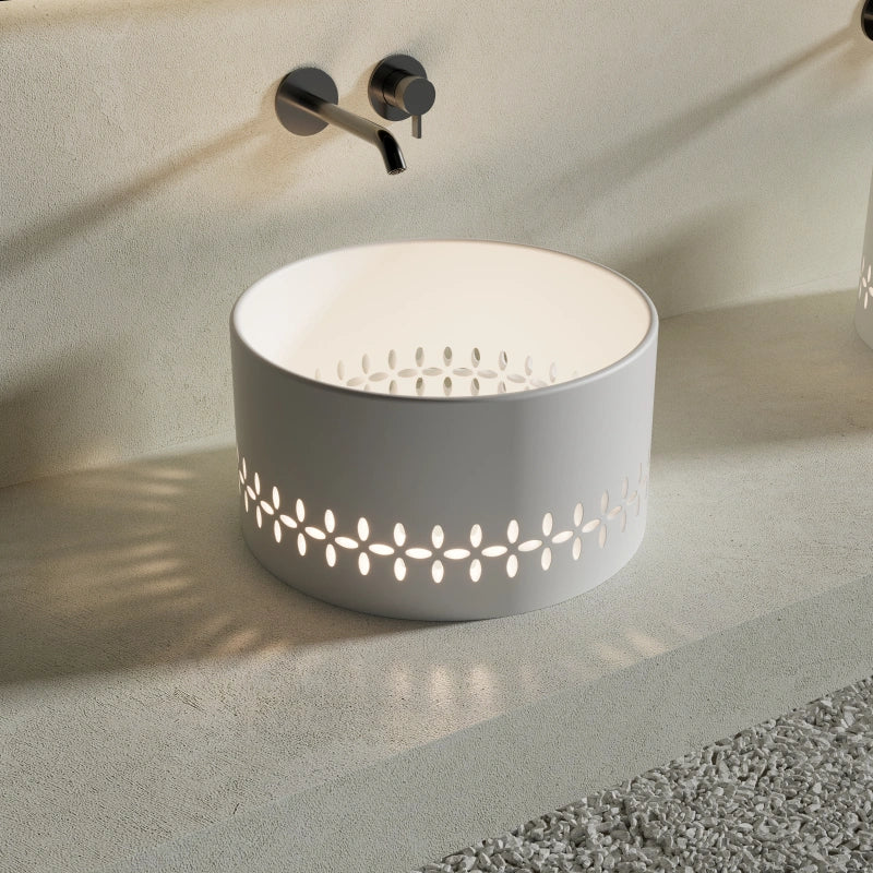 MonBlari LINGLONG Series countertop bathroom vessel sink