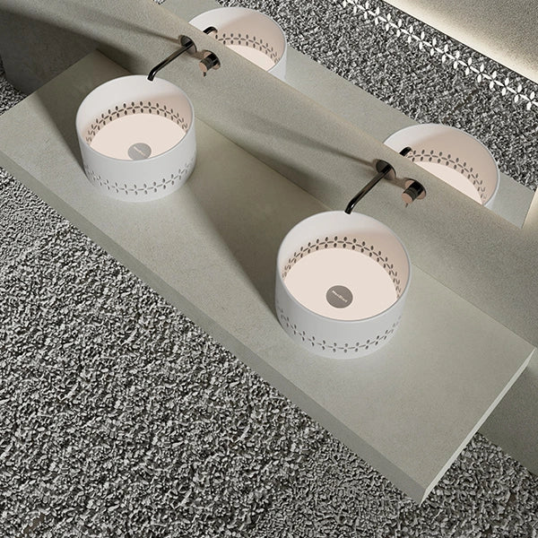 MonBlari LINGLONG Series luxury vessel basin for modern bathroom