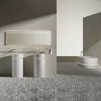 MonBlari LINGLONG Series pedestal bathroom basin