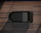 Monblari VELA Series luxury carbon fiber bathtub inspired by ocean waves