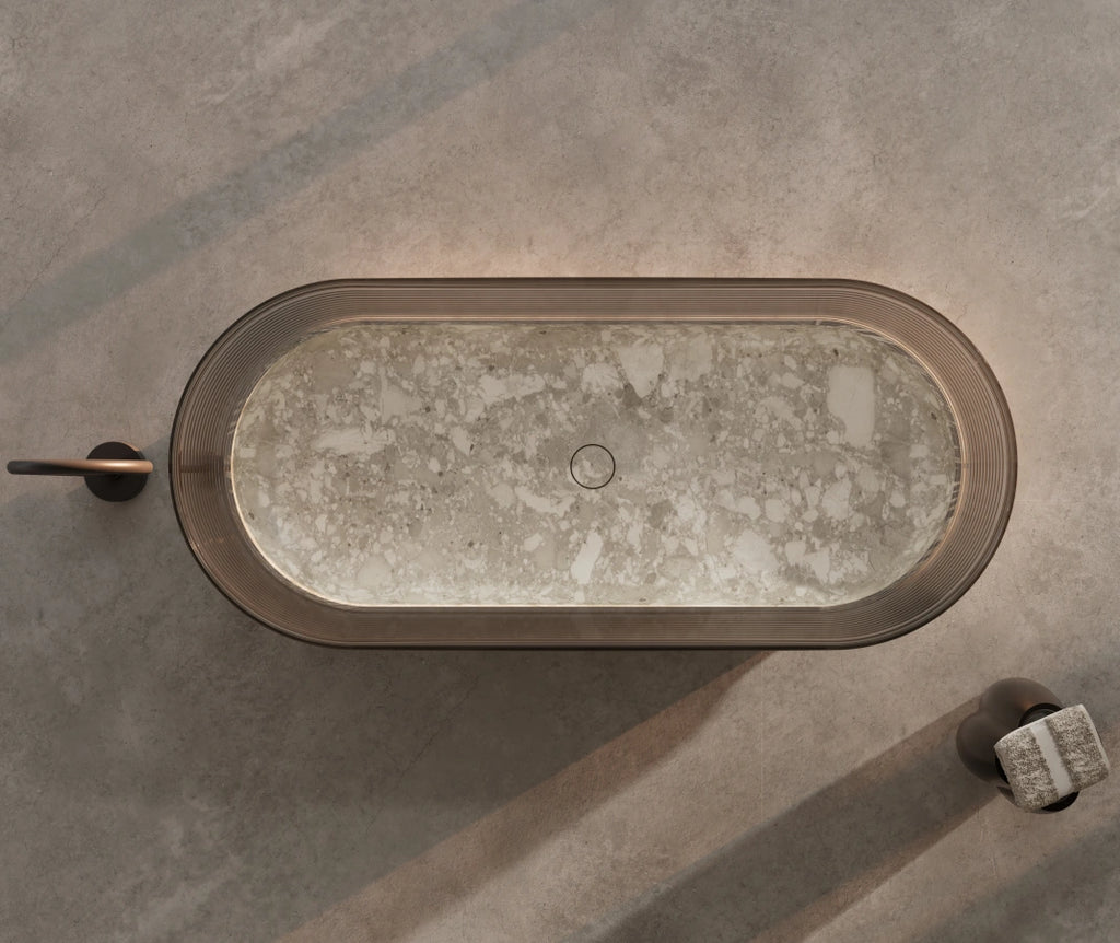 MonBlari STRATA series montage modern freestanding soaking tub