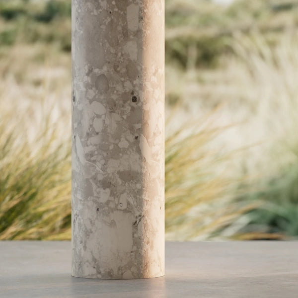 Luxury STRATA Series montage freestanding pedestal sink in modern bathroom