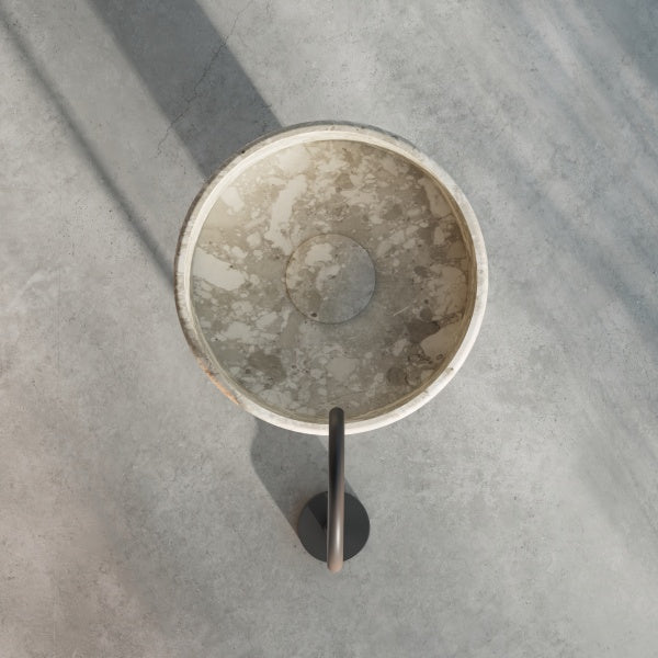 MonBlari STRATA series montage marble pedestal sink