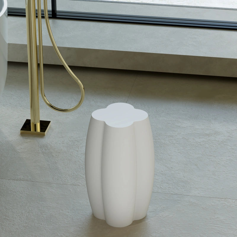 Modern MonBlari shower seat in solid surface for luxury bathroom and shower space