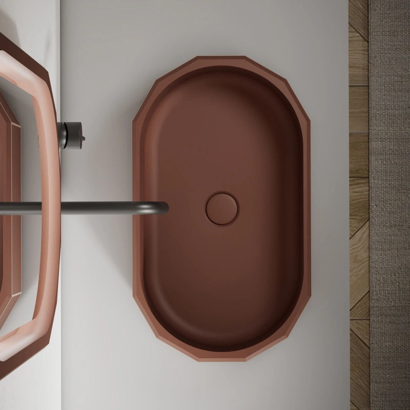 Beryl series sleek wash basin for luxury bathroom interior