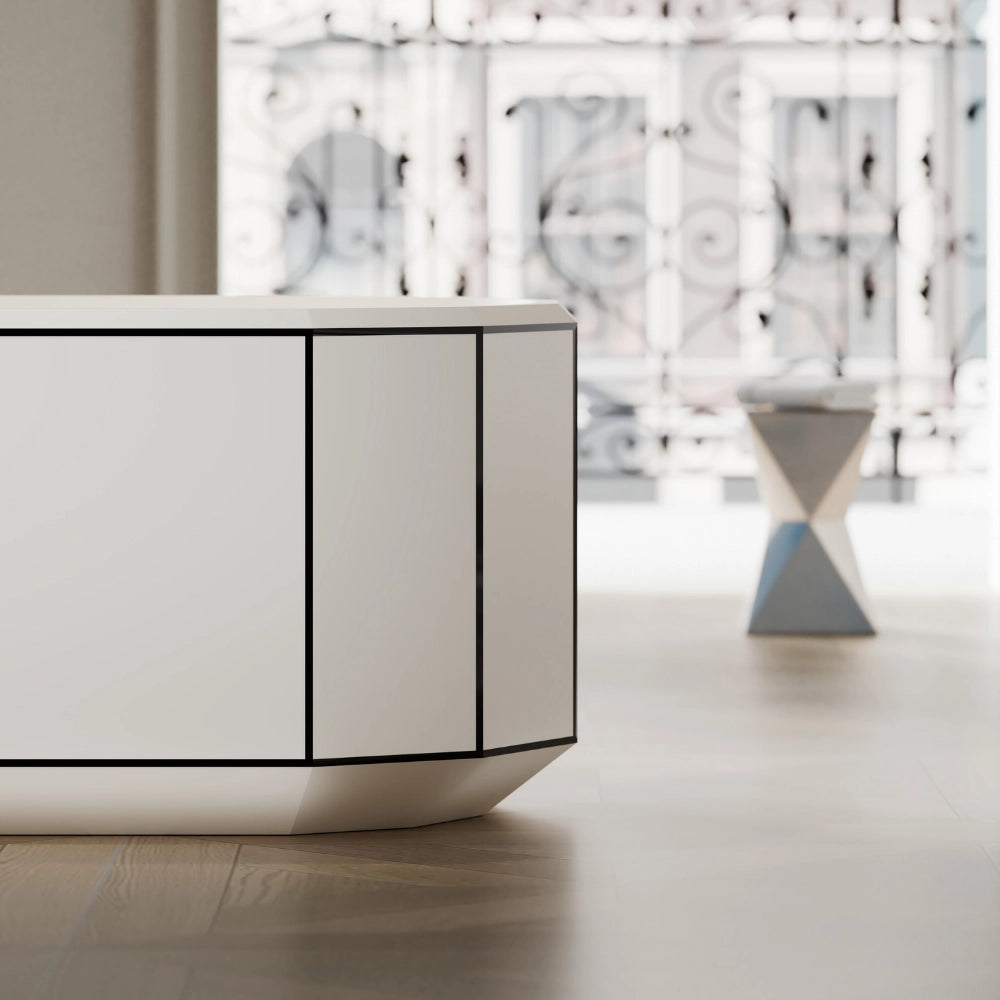 MonBlari BERYL series bath with black rim 
