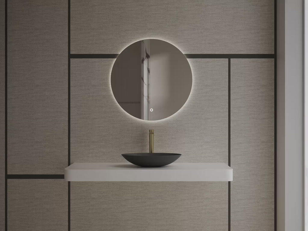 MonBlari XA-A73 Black Solid Surface Countertop Basin 500mm
