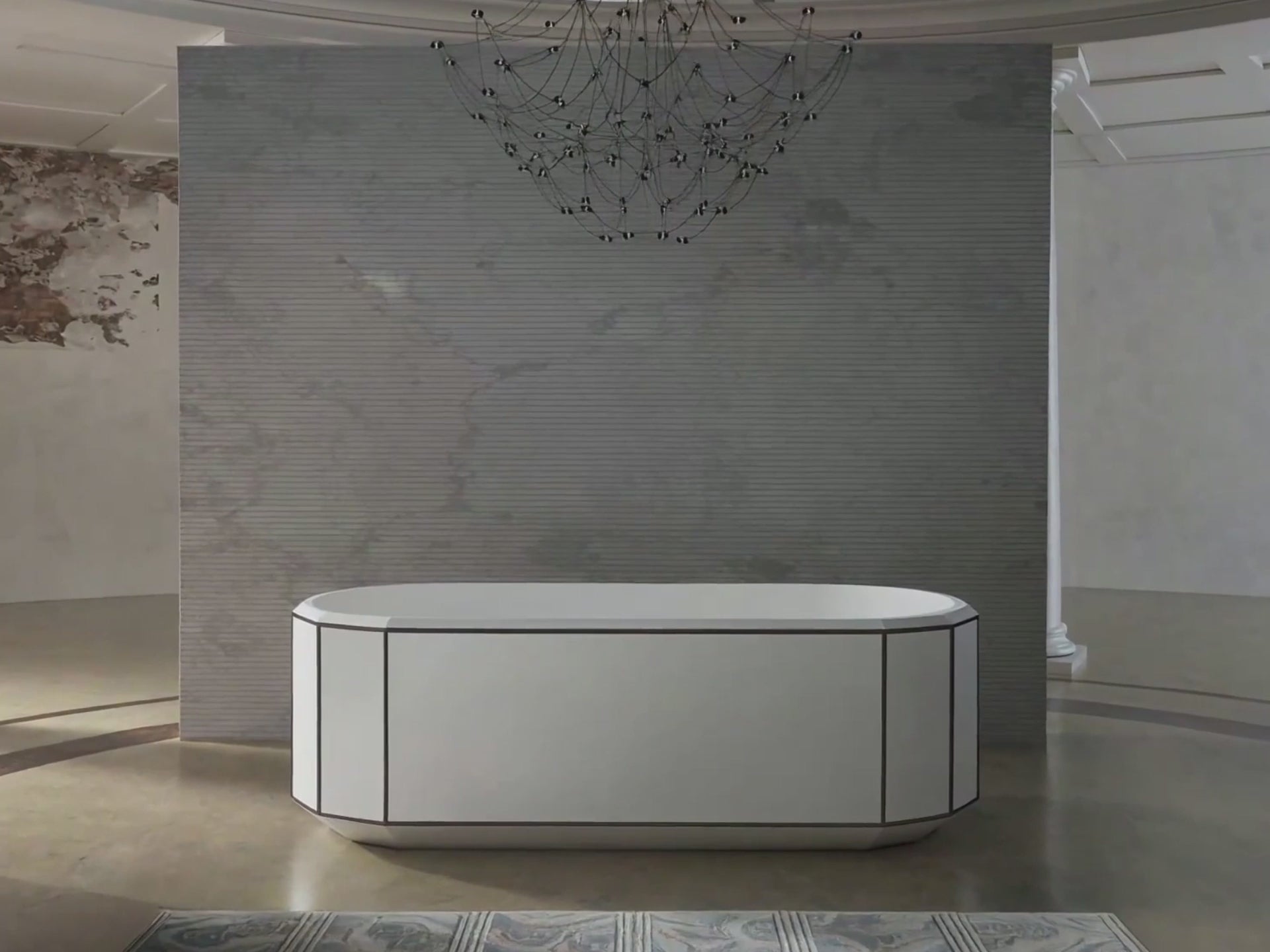 MonBlari BERYL Series Bath With Black Rim