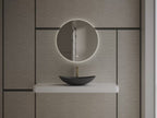MonBlari XA-A76 Black Solid Surface Countertop Basin 600mm