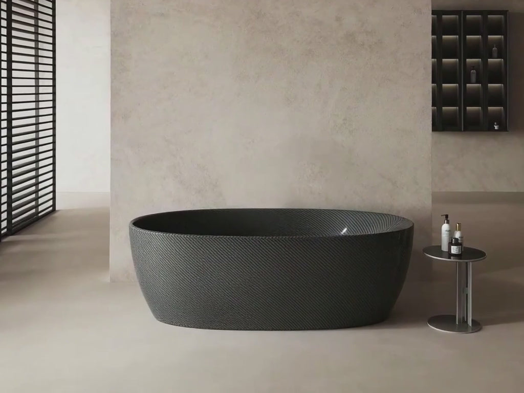 99971 Wide Oval Carbon Fiber Bath | MonBlari