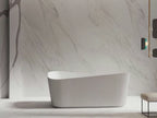 MonBlari TW-7191 Freestanding Bath | Modern Irregular Acrylic Bathtub