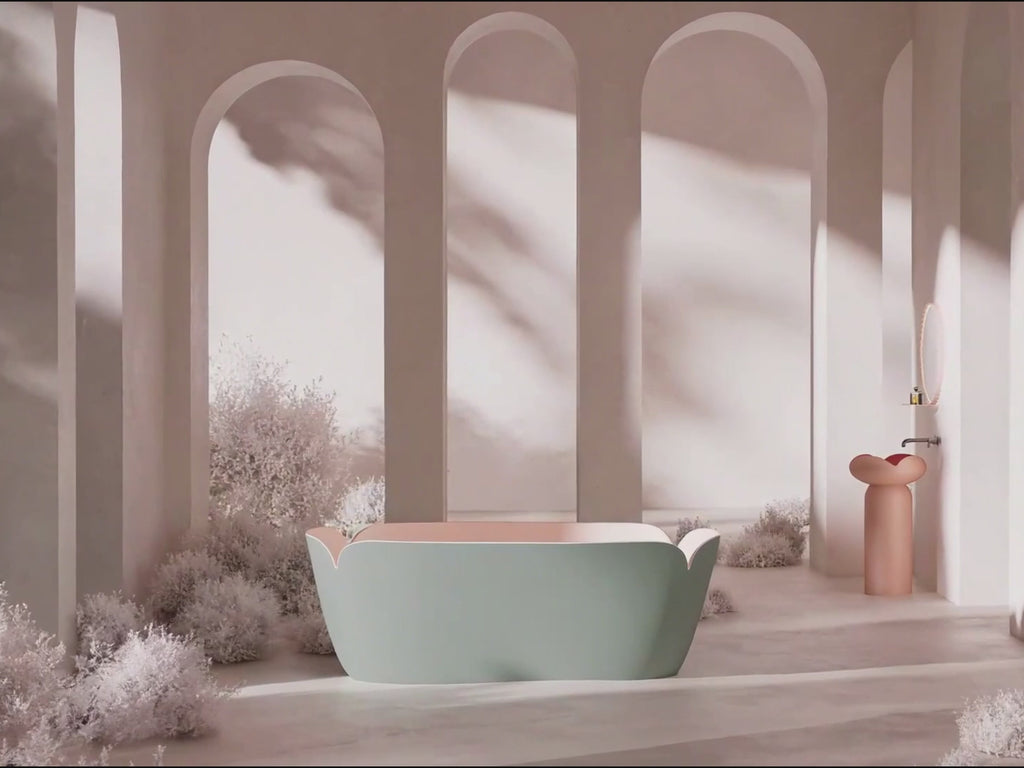 MonBlari FLOWER Series Green Bath