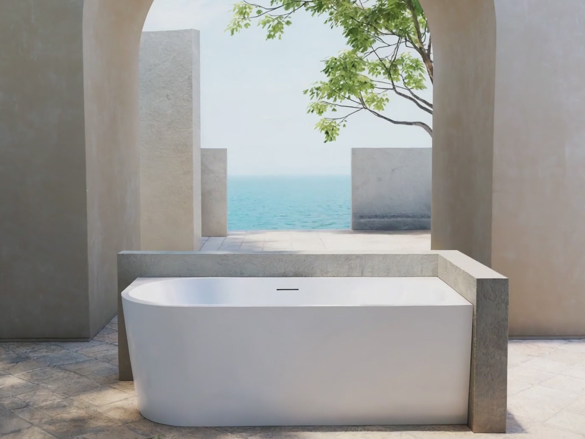 XA-193A Corner Bath | MonBlari