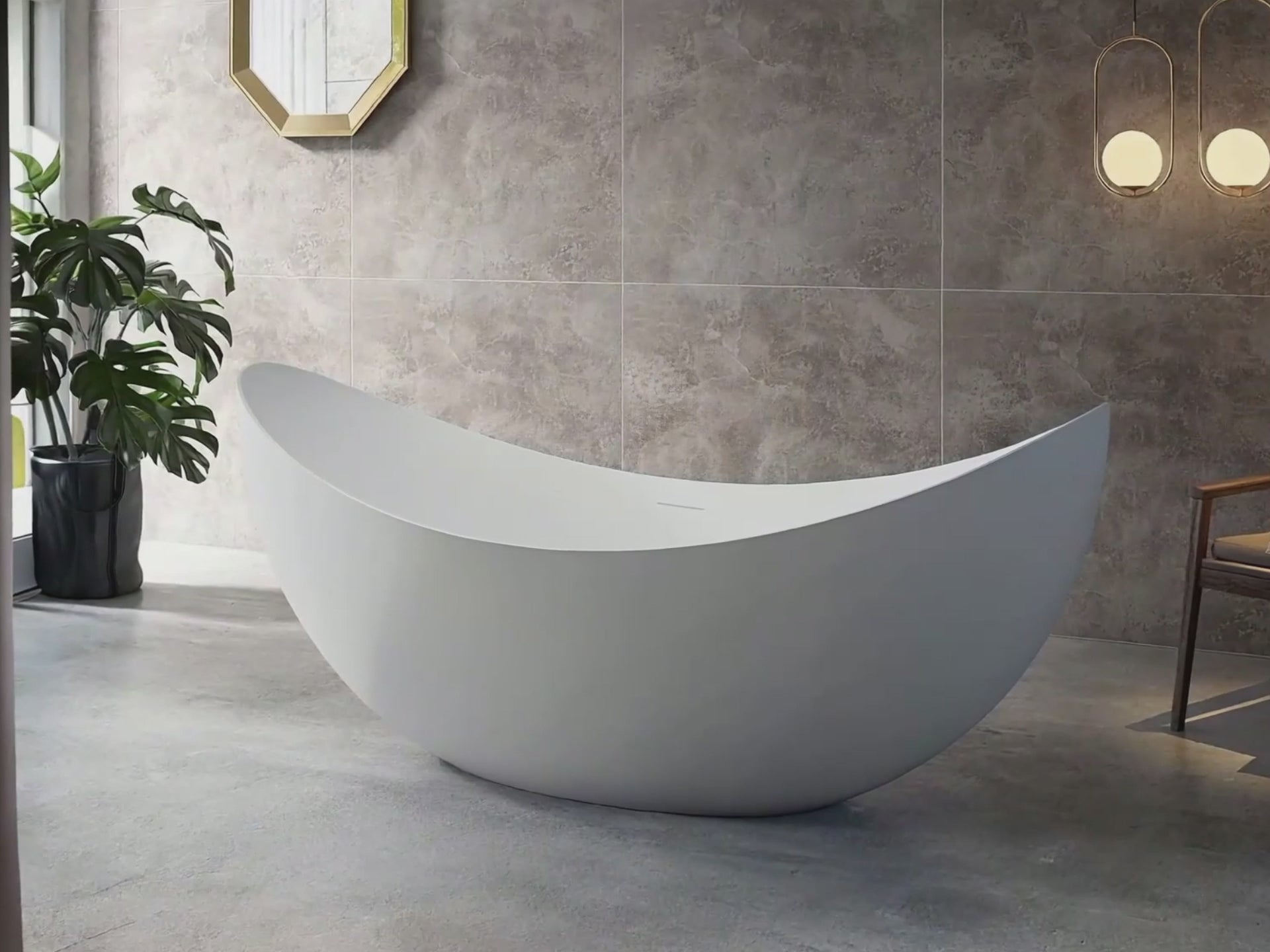 MonBlari TW-7618 Freestanding Bath