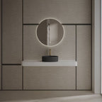 MonBlari TW-A8129 Black Solid Surface Countertop Basin 400mm
