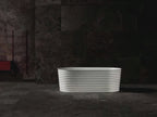 MR-88801 Elliptical Solid Surface freestanding Bath | MonBlari