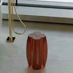 Luxury freestanding resin shower seat for walk-in shower