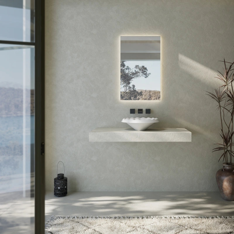 MonBlari ruffle edge countertop vessel basin