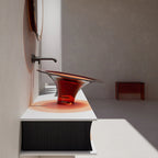 MonBlari SPRING Series contemporary bathroom vanity with wall mirror