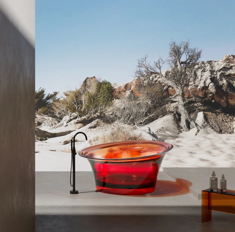 Luxury spring series freestanding bathtub for modern bathroom
