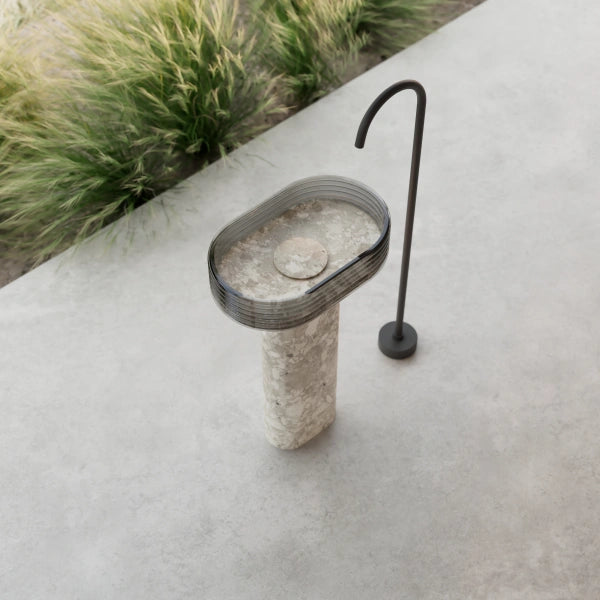 MonBlari STRATA series montage bathroom pedestal sink