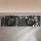 STRATA Series Bulgari Black marble-inspired bathroom sink