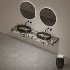 MonBlari STRATA Series luxury marble-inspired wash basin