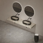 MonBlari STRATA Series luxury stone vessel sink for bathroom