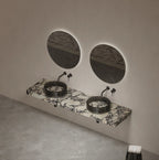 MonBlari luxury sculptural vessel bathroom sink for modern vanity