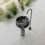 MonBlari STRATA Series marble-inspired freestanding pedestal sink