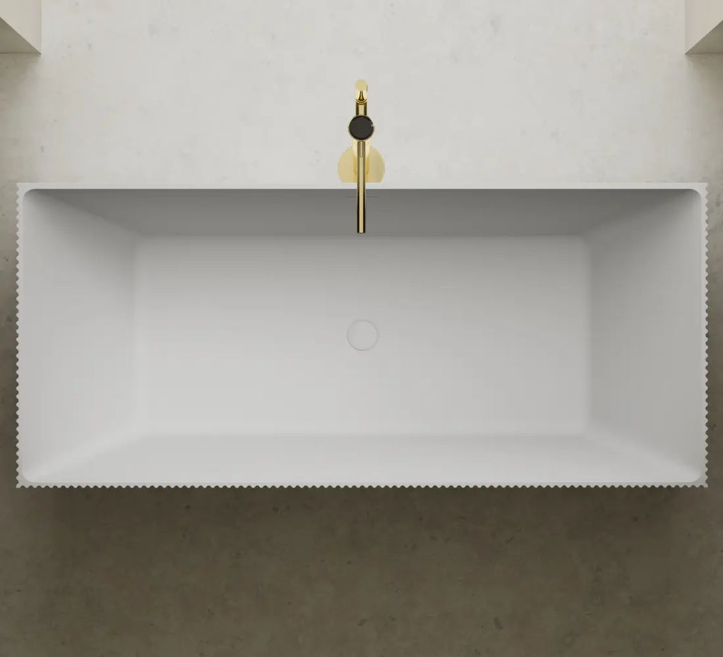 MonBlari XS Series contemporary textured freestanding bath