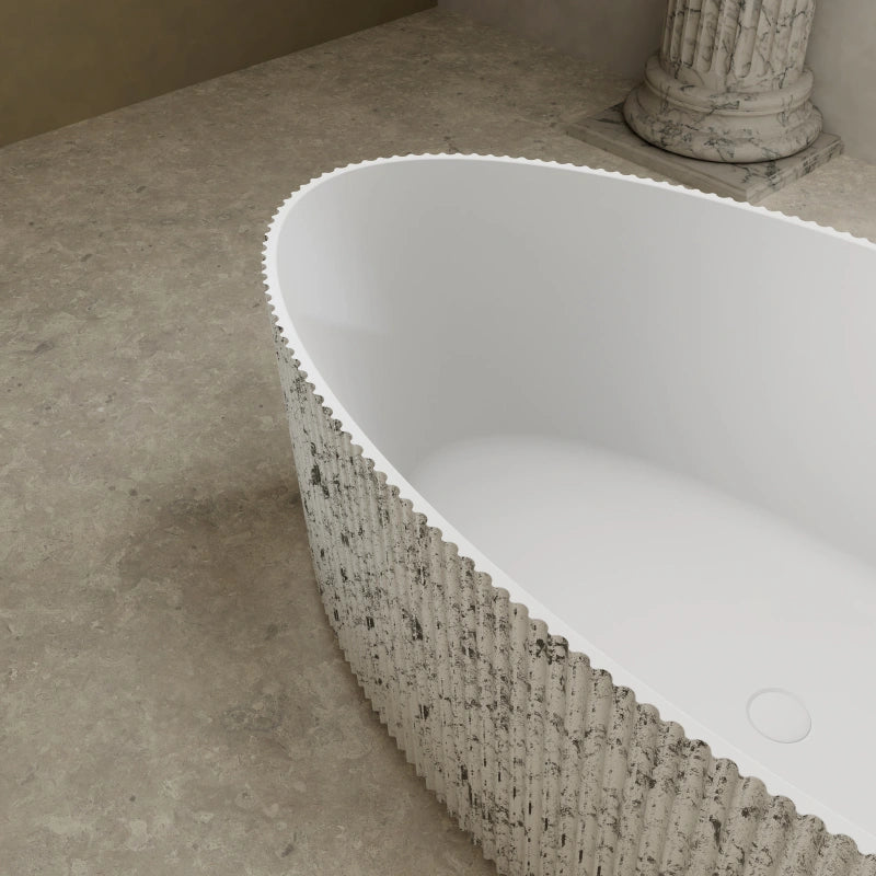 MonBlari XS Series contemporary textured freestanding bath