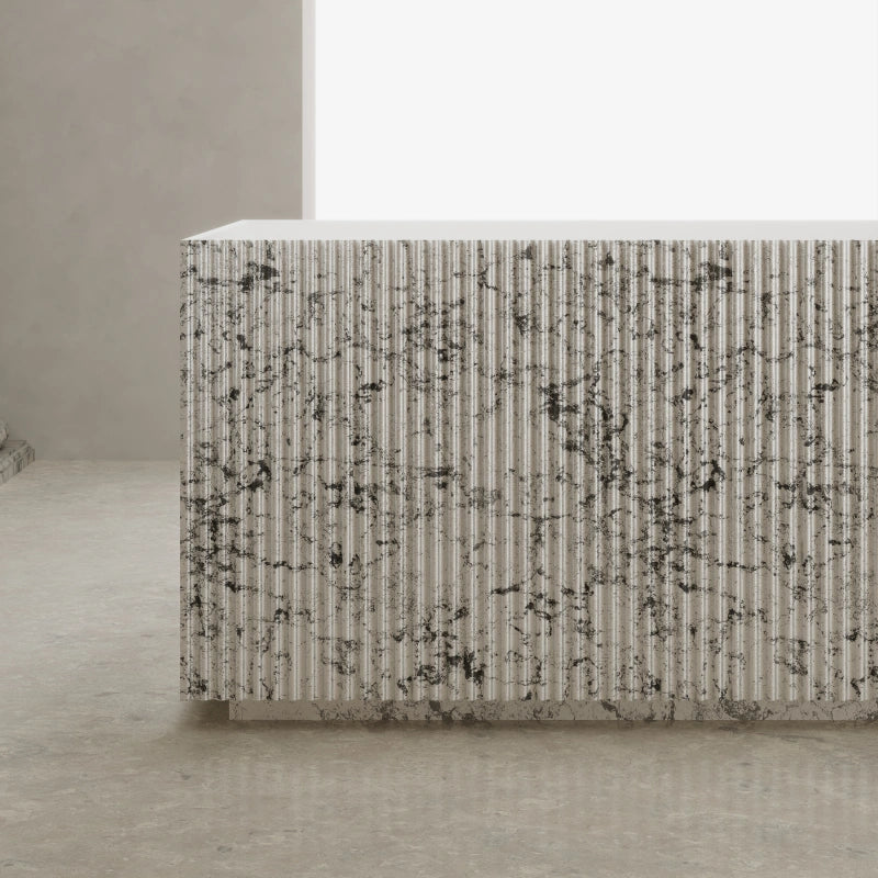 MonBlari XS Series modern freestanding bathtub with textured exterior