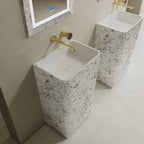 MonBlari XS Series modern freestanding rectangular bathroom sink