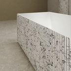 MonBlari XS Series rectangular textured bathroom bathtub