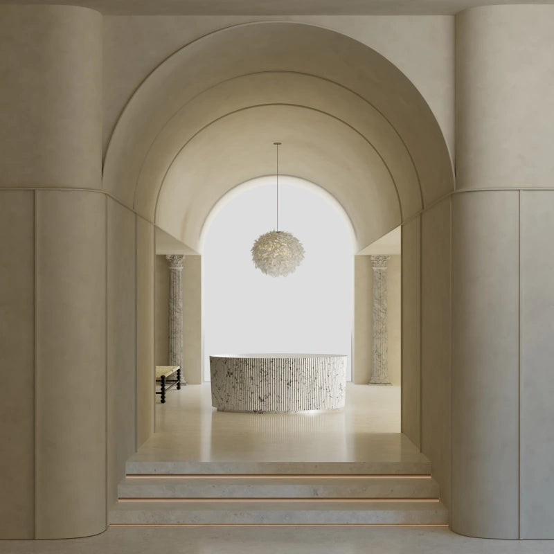 MonBlari XS Series solid surface freestanding soaking tub