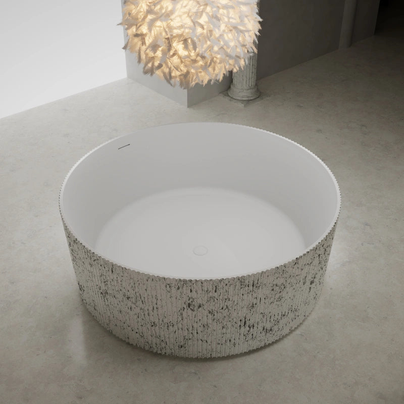 MonBlari XS Series solid surface luxury bathroom soaking tub